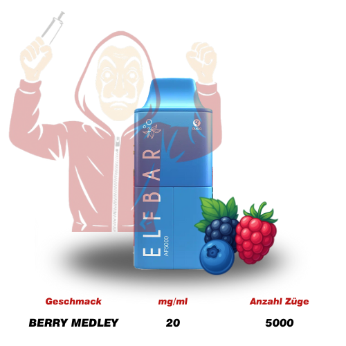 ELFBAR AF 5000 Berry Medley