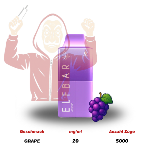 ELFBAR AF 5000 Grape