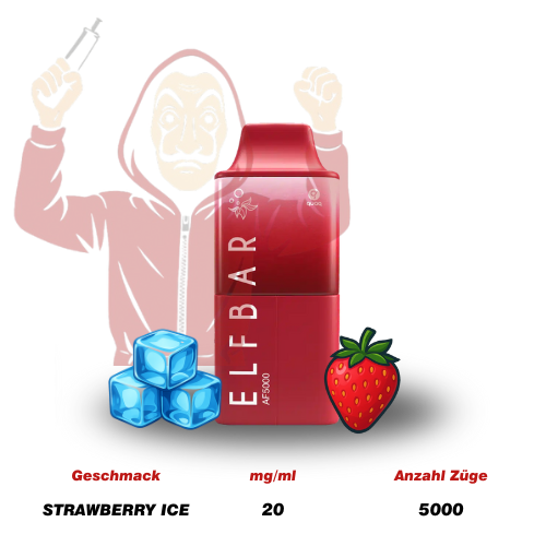 ELFBAR AF 5000 Strawberry Ice