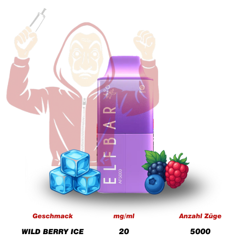 ELFBAR AF 5000 Wild Berries Ice