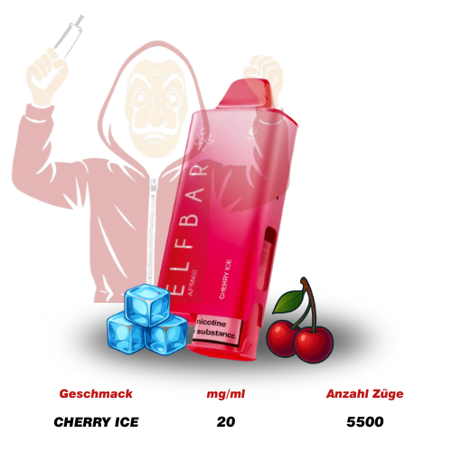 ELFBAR AF 5500 Cherry Ice