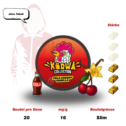 Kurwa Snus Cola Cherry Vanilla