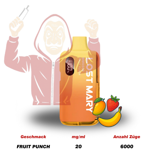 LOST MARY BM 6000 Fruit Punch