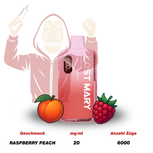 LOST MARY BM 6000 Raspberry Peach