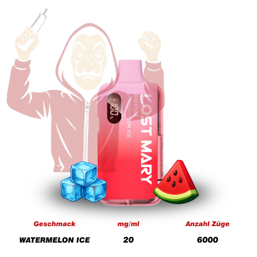 LOST MARY BM 6000 Watermelon Ice