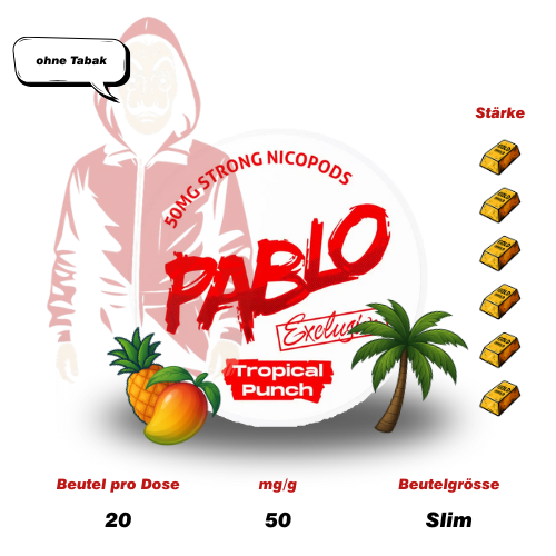 PABLO Exclusive Tropical Punch
