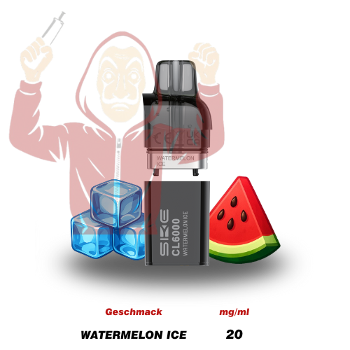 SKE Crystal CL6000 Pod Watermelon Ice