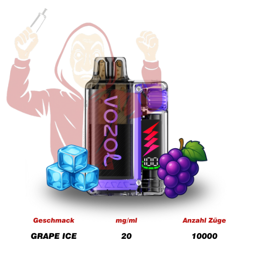 VOZOL Vista Kit Grape Ice