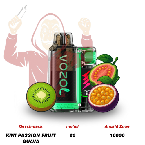 VOZOL Vista Kit Kiwi Passion Fruit Guava