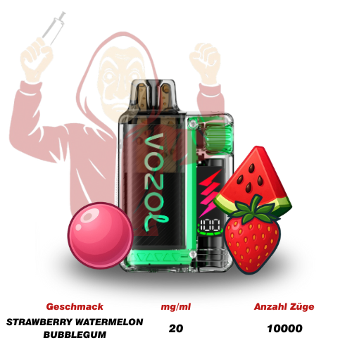 VOZOL Vista Kit Watermelon Strawberry Bubblegum