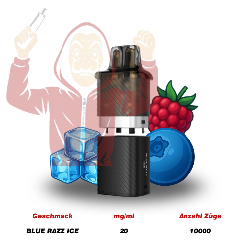 VOZOL Vista Pod Blue Razz Ice